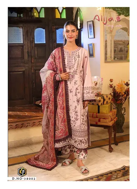 Alija B Vol 38 By Keval Heavy Cotton Dress Material Exporters In India