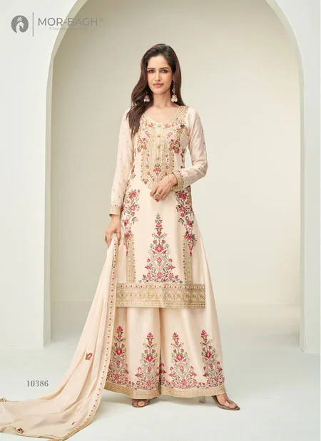 Alisha By Aashirwad Mor Bagh Chinon Silk And Work Designer Salwar Kameez Bulk Orders In India