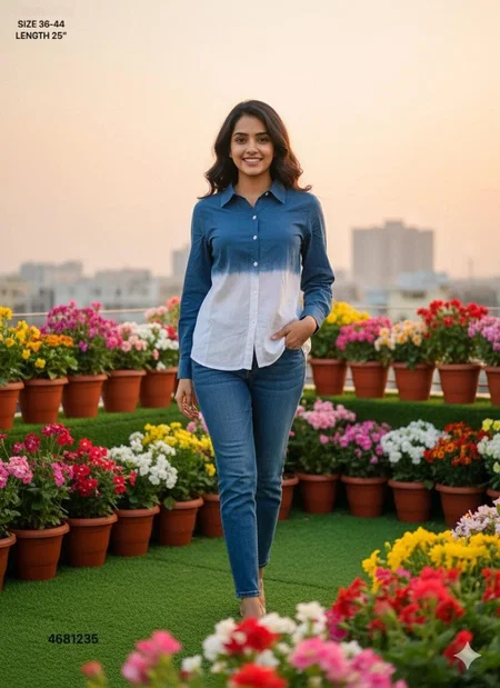 Naisha K 348 Rayon Printed Casual Wear Shirt Collection Wholesalers In Delhi