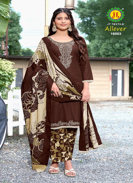 Allever Vol 16 By Jt Rayon Embroidery Dress Material Wholesale Market In Surat