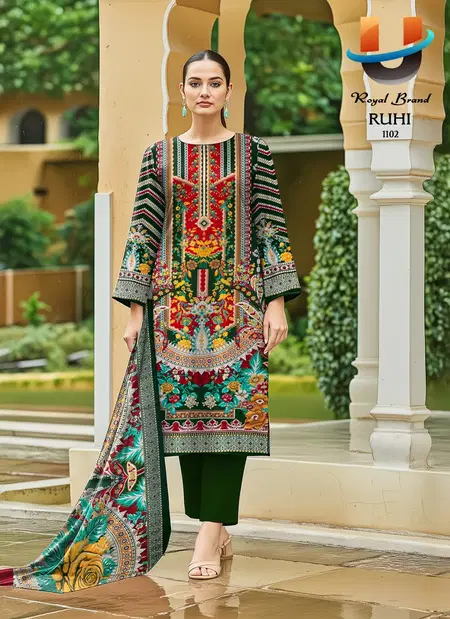 Royal Ruhi Vol 11 Soft Cotton Printed Dress Material Wholesale Shop In Surat