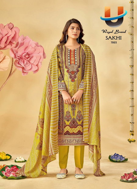 Royal Sakhi Vol 7 Cotton Printed Dress Material Wholesale Market In Surat
