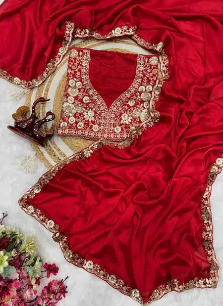 Kc 2060 Soft Rangoli Silk Embroidery Designer Saree Online Wholesale