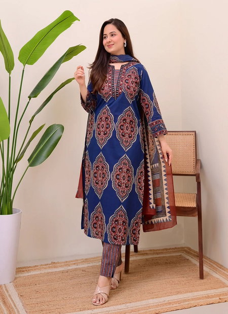 Dhruvi 371 Viscose Fancy Kurti With Bottom Dupatta Wholesale Price In Surat