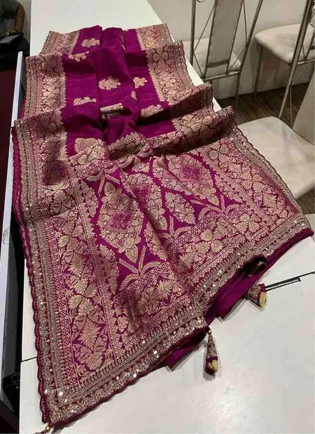 Kc 341 Russian Cotton Silk Occasion Wear Saree Wholesale Market In Surat
