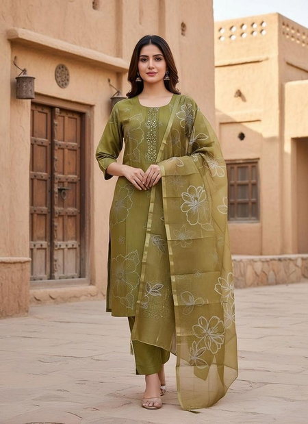 Naisha K 354 Vol 2 Vetican Print Work Top With Bottom And Dupatta Best Wholesale Shop In Surat