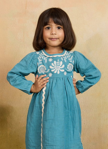 T 5145 A And B Cotton Casual Wear Stylish Girls Wear Collection Wholesale In India