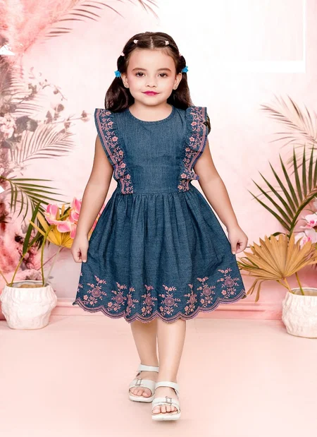 T 3341 A And B Denim Stylish Fancy Girls Wear Top Collection Wholesale Price In Surat