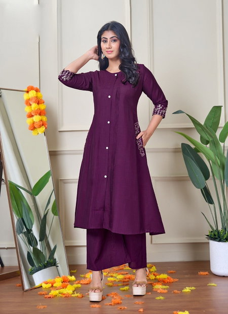 Naisha K 363 Vetican Work Casual Wear Kurti With Pant Wholesalers In Delhi