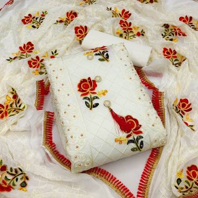 Navya Suit 147 Cotton Aari Worked Dress Material Wholesale Online
