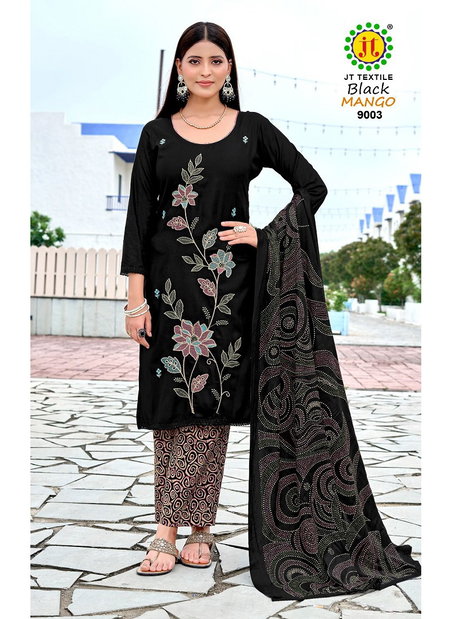 Black Mango Vol 9 By Jt Rayon Wholesale Dress Material Suppliers In Mumbai