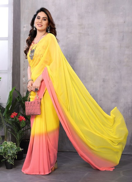 Csn Georgette Silk 3 Printed Fancy Wholesale Saree Suppliers In Mumbai
