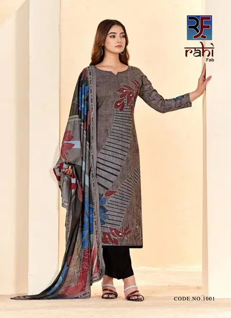 Rising Silver By Rahi Printed Cotton Dress Material Suppliers In India