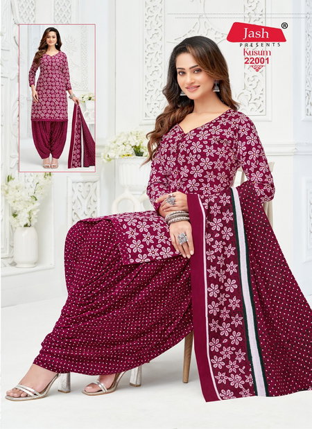 Kusum Vol 22 By Jash Cotton Printed Surat Dress Material Wholesale Market