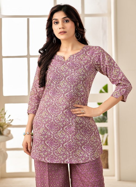 Laksmitva By Chansi Trendz Poly Cotton Fancy Co Ord Set Wholesale In India