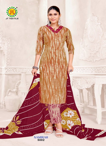 Namirah Vol 5 By Jt Heavy Cotton Printed Online Dress Material Wholesale
