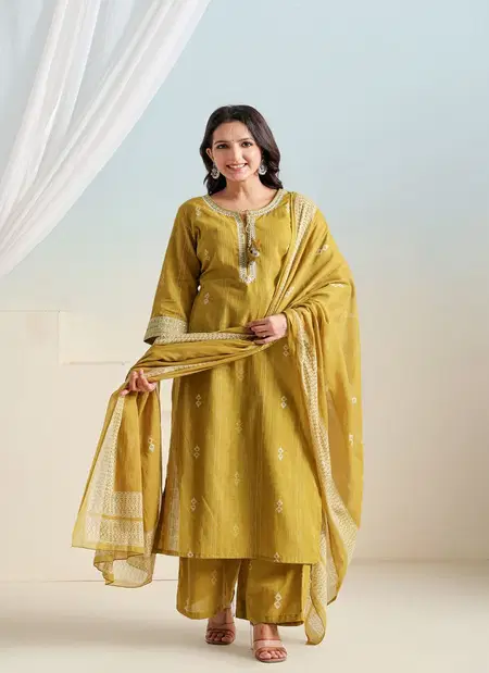 Naisha K 401 Cotton Casual Wear Kurti With Pant Dupatta Best Wholesale Shop In Surat