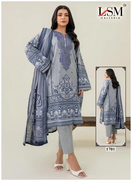 Parian Dream Vol 17 By Lsm Lawn Cotton Printed Dress Material Wholesale Market In Surat

