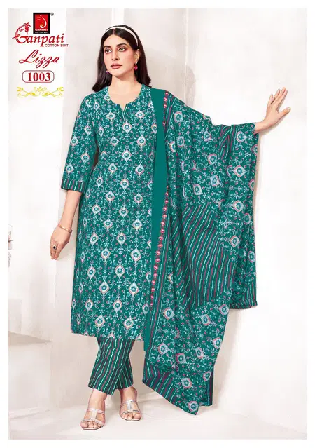 Lizza Vol 1 By Ganpati Cotton Printed Wholesale Dress Material In India
