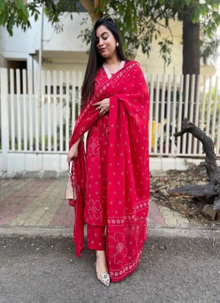 Dhupooja 01 Rayon Printed Casual Wear Kurti With Pant And Dupatta Wholesalers In Delhi