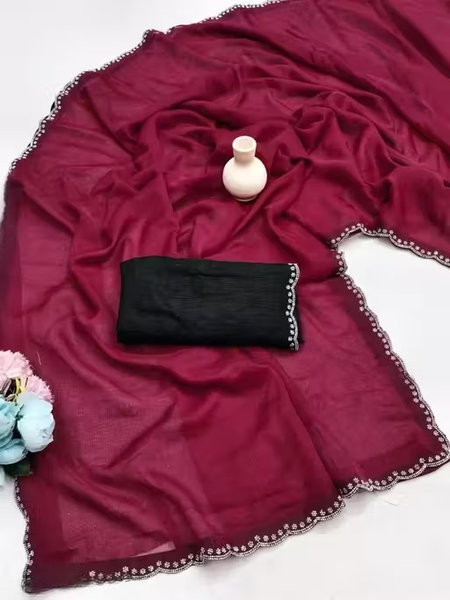 Star Maa Georgette Daily Were Plain Wholesale Saree Suppliers In Mumbai
