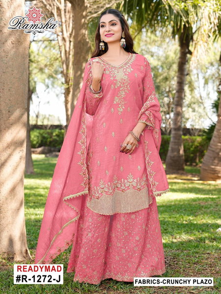 Ramsha R 1272 I To L Crunchy Pakistani Readymade Suits Suppliers In India
