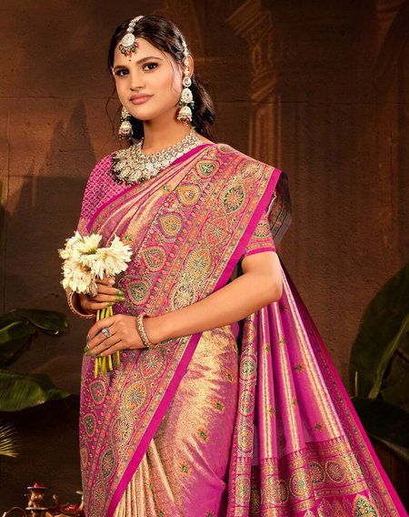 Traditional Silk Saroski Vol 5 By Saroj Tissue Silk Online Wedding Wear Saree Wholesale