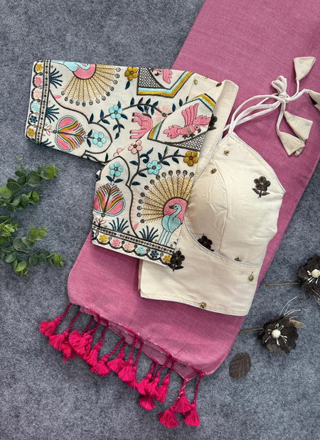 Sccf Ready I Khadi Cotton Embroidered Beautiful Saree Wholesale Clothing Suppliers In India