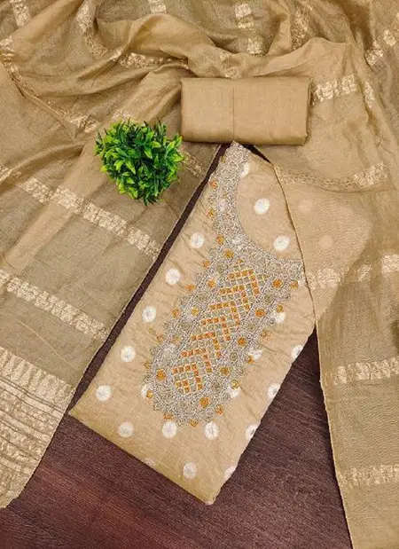 Navya Suit 175 Jacquard Silk Handworked Fancy Dress Material Bulk Orders In India