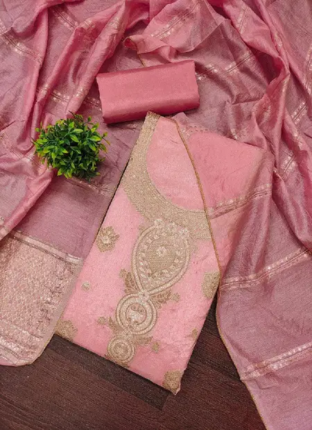 Navya Suit 176 Jacquard Silk Embroidery Worked Dress Material Wholesalers In Delhi