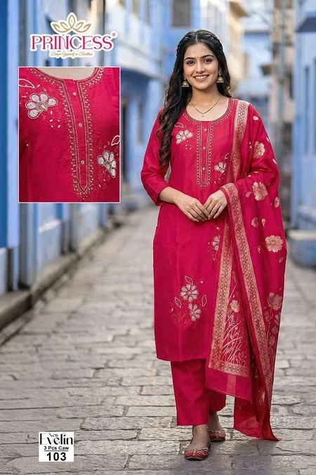 New Evelin By Princess Vatican Online Kurti With Bottom Dupatta Wholesale