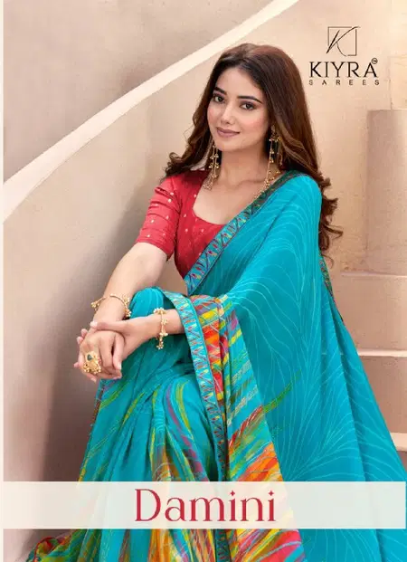 Kiyra By Damini Printed Saree Collection