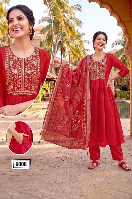 Bandhan Vol 1 Vertican Silk Sequence Work Kurti Set