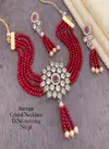 18 Antique Designer Crystal Necklace Set Wholesale Shop In Surat
