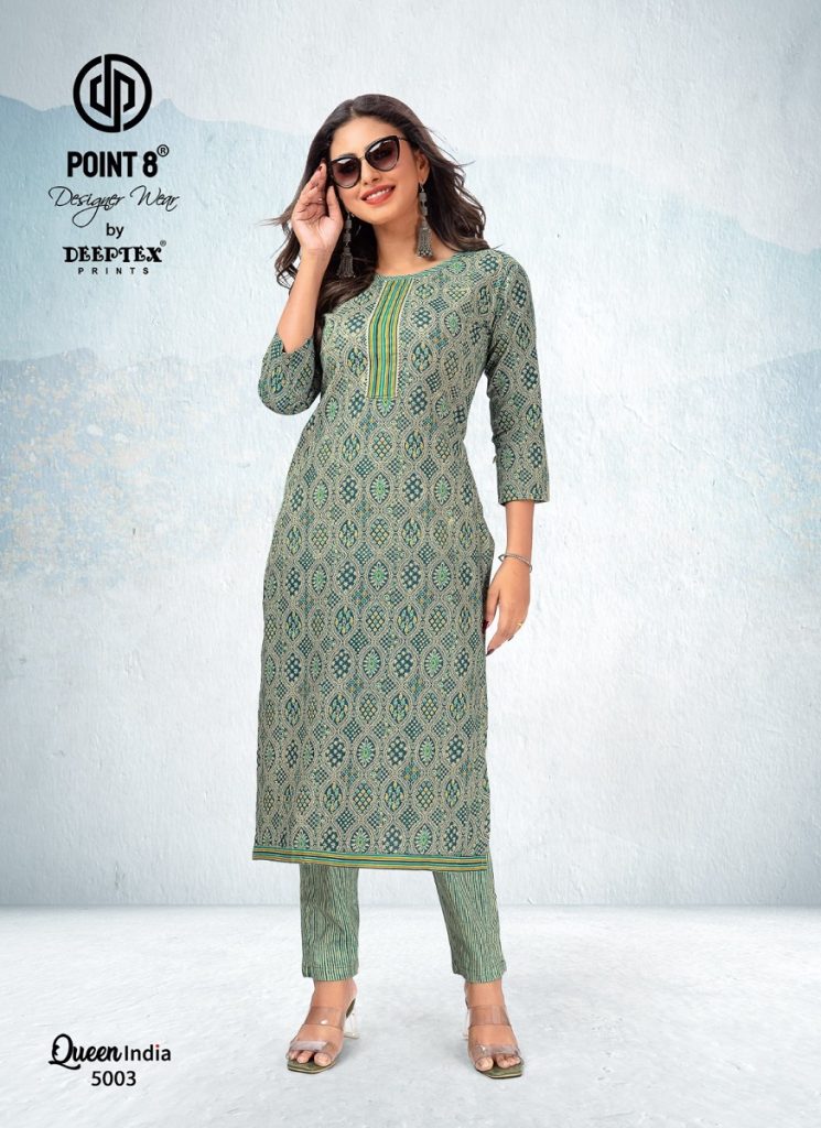 Deeptex Queen India Vol 5 Kurti With Pant Readymade Collections