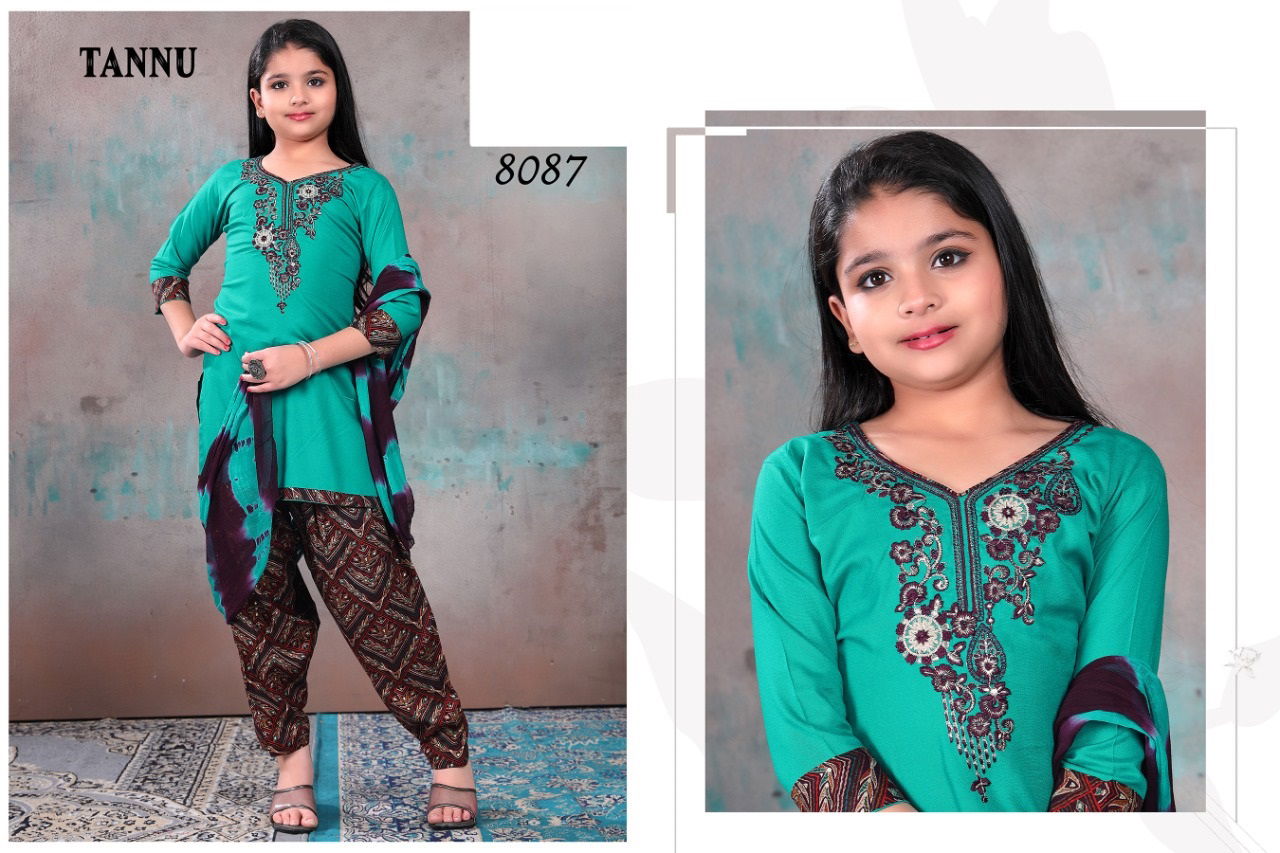 Tannu 8087 Kids Readymade Suits Catalog