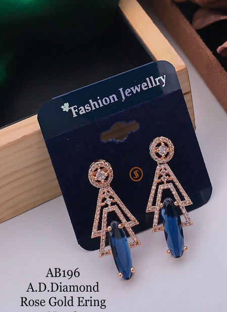 19 AB AD Dimaond Fancy Party Wear Earrings Manufacturers
