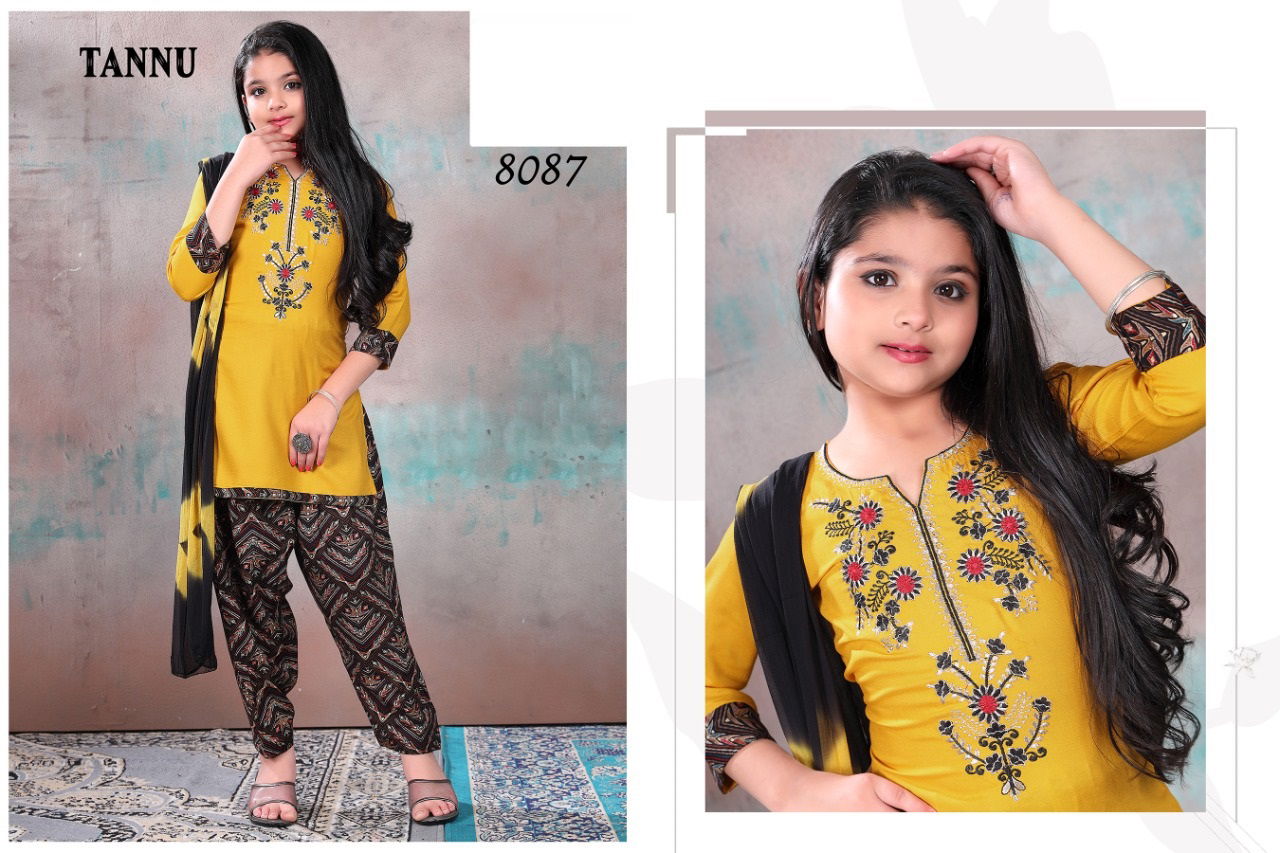 Tannu 8087 Kids Readymade Suits Catalog