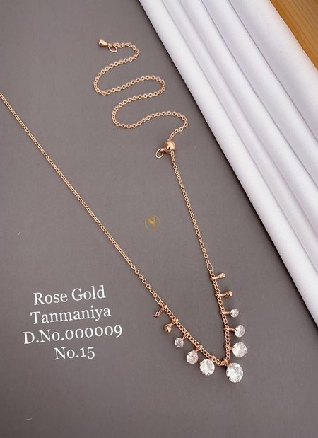 2 Daily Wear Designer Rose Gold Tanmaniya Wholesale Price In Surat
