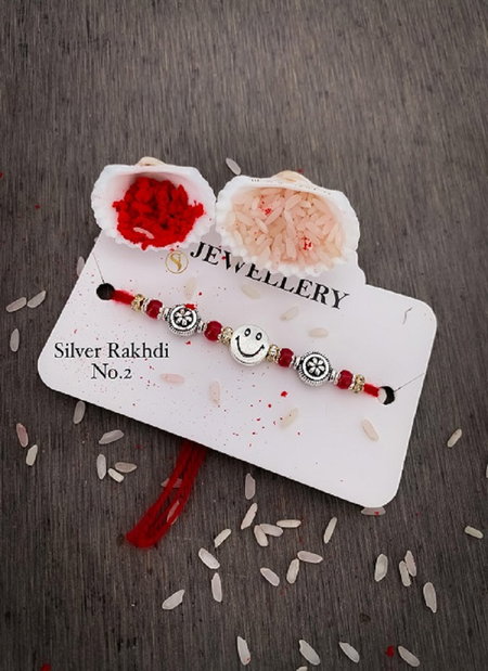 2 Raksha Bandhan Golden And Silver Rakhdi Manufactures

