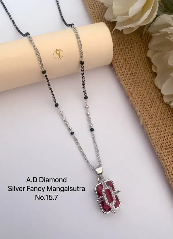 20 AD Diamond Daily Wear Mangalsutra Wholesale Market In Surat
