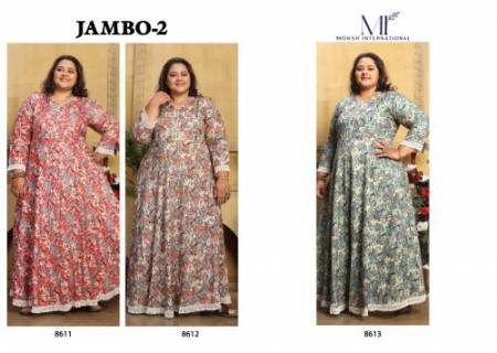 Moksh Jambo Vol 2 Plus Size Kurti Catalog
