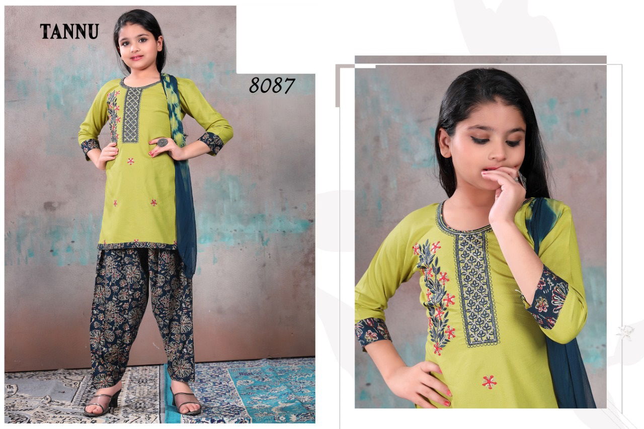 Tannu 8087 Kids Readymade Suits Catalog