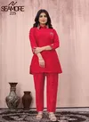 225 Super Single By Seamore Chinnon Silk Cord Set Kurti With Bottom Wholesale Market In Surat