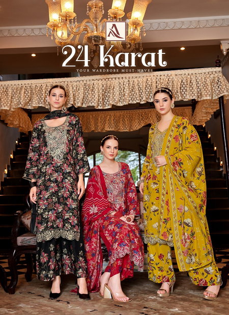 24 Karat By Alok Viscose Rayon Pakistani Dress Material Suppliers In India
