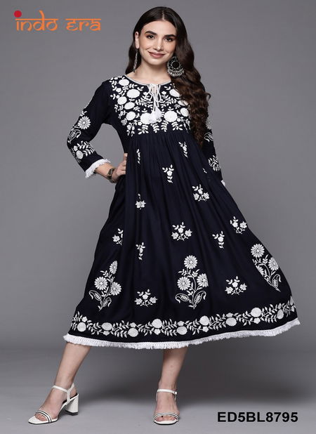 2426 Indo Era Embroidery Long Anarkali Kurtis Wholesale In Delhi
 Catalog