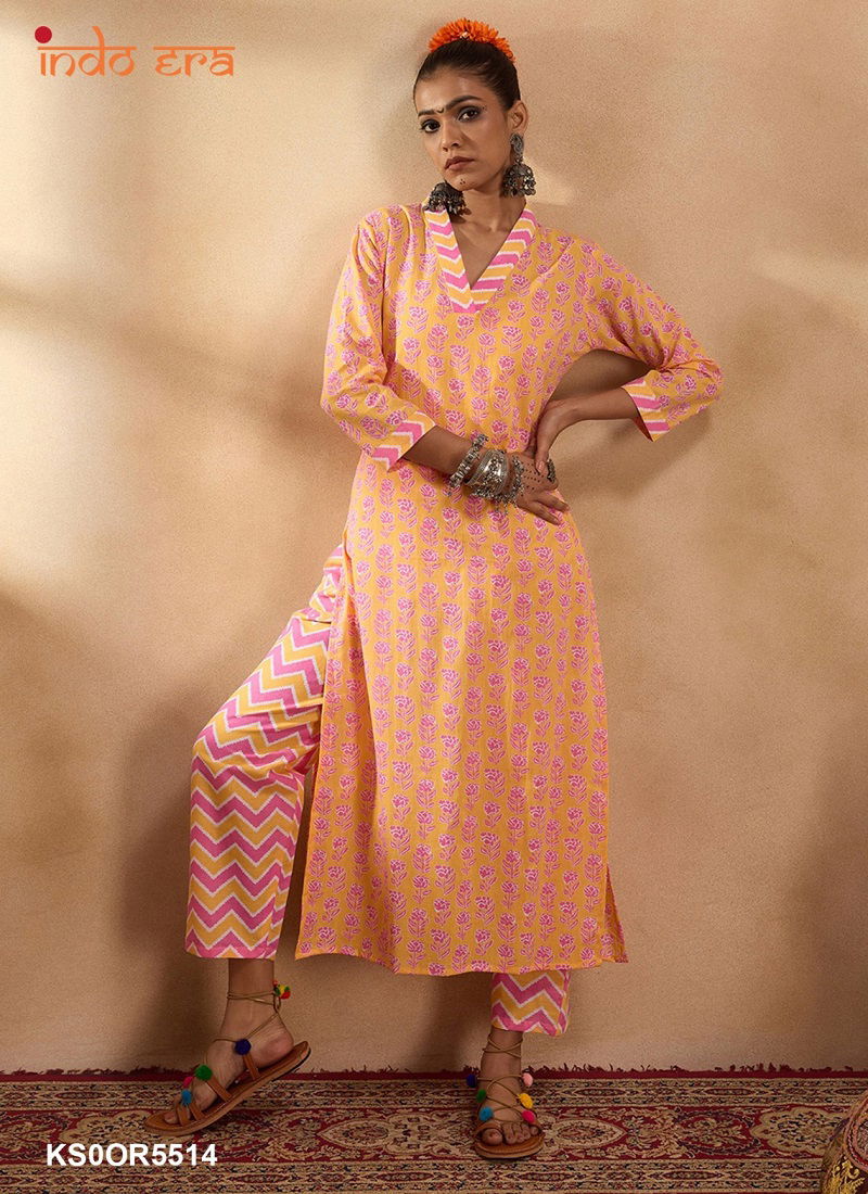 2480 Indo Era Designer Printed Cotton Kurta With Bottom Wholesalers In Delhi
 Catalog