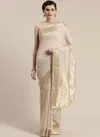 Sidnaz 1 Linen Blend Festive Wear Georgette Saree