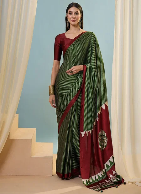 Lux 14 Semi Modal Fancy Printed Saree Wholesale Clothing Suppliers In India