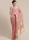 Sidnaz 4 Linen Blend Festive Wear Floral Saree